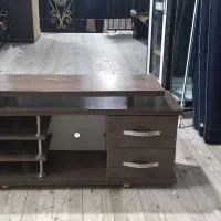 میز تلویزیون طرح چوب