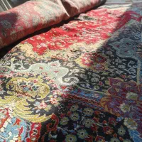 پشتی ۱۰ عدد فرش ۱۲ متری قالیچه ۴ متری|فرش|لاهیجان, مهرگان|دیوار