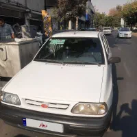 پراید مدل ۹۴ سفید دوگانه تبدیلی