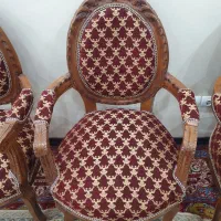 دو جفت پشتی یک دست مبل ۹ نفره چوب عین نو در تهران|پشتی|نوبران, |دیوار