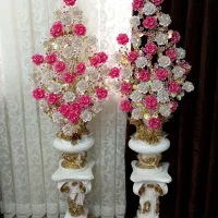 گل وگلدان همراه پایه