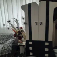 سرویس کمد و کتابخانه  و تخت خواب تک نفره