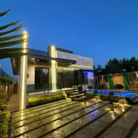 زندگی لوکس ویلامدرن سند روف گاردن استخردار کد 5535