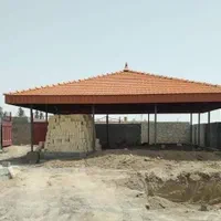 آلاچیق سقف سفال شیروانی جوشکاری