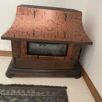 بخاری طرح شومینه|بخاری، هیتر، شومینه|گنبد کاووس, |دیوار