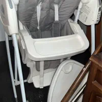 صندلی غذا موزیکال و تاب هم داره|تخت و صندلی بچه|تهران, زعفرانیه|دیوار