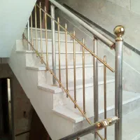 نرده استیل حفاظ پله|مصالح و تجهیزات ساختمان|سیرجان, |دیوار