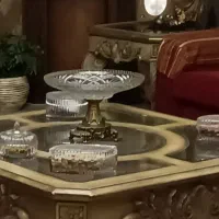 یک عدد میز جلو مبل مربع دوعدد میزبغل پایه پنجه