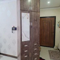کمد رخت آویز  میز تحریر  کتابخانه میز تلویزیون|کتابخانه، شلف، قفسه‌های دیواری|تهران, شهرک پاسداران|دیوار