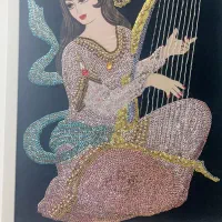 تابلو منجق دوزی