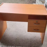 میز کار دو کشو بهمراه بوفه کتاب