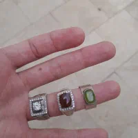 انگشتر الماس روسیه،زبرجد پاکستان،عقیق