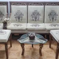 فروش مبل سلطنتی ۷ نفره با ۳تامیز عسلی|مبلمان خانگی و میز عسلی|پاکدشت, پاکدشت (مامازند)|دیوار