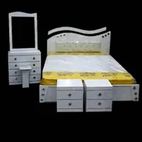 سرویس. خواب دونفره نجاری|تخت و سرویس خواب|پرند, |دیوار