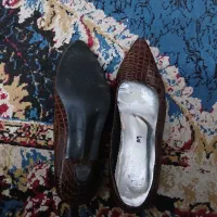 کفش پوست ماری قهوه ای سایز۳۹|کیف، کفش، کمربند|کرمان, |دیوار