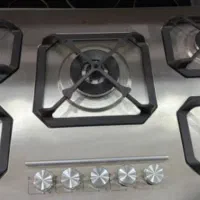 اجاق  گاز ترموکوپل دار و سینک دست ساز ورق زخیم نو