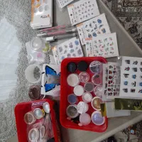 وسایل کاشت ناخن در حد نو|آرایشی، بهداشتی، درمانی|اردبیل, |دیوار