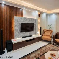 اجرا تی‌وی‌وال، قرنیز و پروفیل قاب، دیوارپوش|خدمات پیشه و مهارت|رشت, دیلمان|دیوار