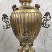 سماور زغالی برنجی ۵ لیتری مدل خاص و سفارشی