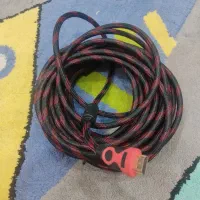 کابل HDMI به طول ده متر آدابتور ۱۲وات و کابل