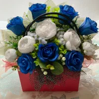 دو عدد گل|گل مصنوعی|اراک, |دیوار