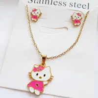 نیمست استیل هلوکیتی مدل چند رنگ کودکانه