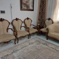 مبل ۹ نفره و میز تی وی