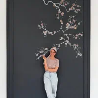 نقاشی دیواری ساختمان نقاشی باغ استخرگل باشگا نعمتی