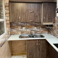 فروش کابینت ام دی اف همراه با سینک و هود و گاز