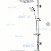 دوش دوکاره آب و هوا مربع.گرد.کروم