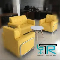 میزکارمندی فلزی مدرن/مبل اطلس چرم کانتر باشگاه