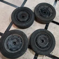 ۴عدد رینگ و لاستیک ۱۴ پژو پارس