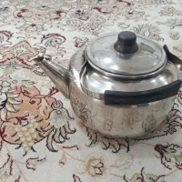 کتری استیل و سینی