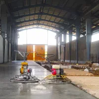 کفسازی و بتن ریزی کف با دستگاه ماله برقی