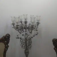 لوستر برنز کنارسالنی|لوستر و چراغ آویز|قم, باغ کرباسی|دیوار