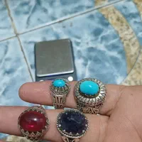 چهارعددانگشترنقره