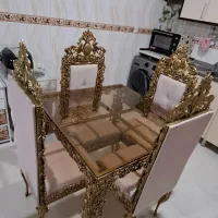 میز نهار خوری ۴ نفره|میز و صندلی غذاخوری|ازنا, |دیوار
