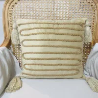 کوسن مکرومه کوسن رافیا|صنایع دستی و سایر لوازم تزئینی|هشتگرد, هشتگرد قدیم|دیوار