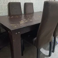 میز ناهارخوری ۶ نفره|میز و صندلی غذاخوری|تنکابن, |دیوار