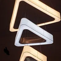 لوستر مدل مثلث|لوستر و چراغ آویز|کرج, گوهردشت|دیوار