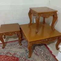 میز جلو مبلی با دوتا عسلی