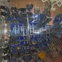 ست قاشق وچنگال وچاقو اک بندزیرقیمت|ظروف سرو و پذیرایی|شاهینشهر, طالقانی|دیوار