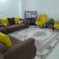 مبل راحتی تمام پارچه نو و سالم