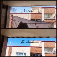 توری کشی بلکن حصار کشی بالکن تراس جوشکاری پیچ|خدمات پیشه و مهارت|سنندج, |دیوار