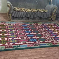 گلیم دست بافت نو نو نخ پشم|گلیم، جاجیم، گبه|شیراز, تندگویان|دیوار