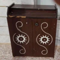 جاکفشی چوبی نگین کاری شده