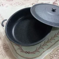 ماهیتابه بزرگ گرانیت دسته دار(سایز52ـ 12نفره)|ظروف پخت‌وپز|قم, بلوار امین و ساحلی|دیوار