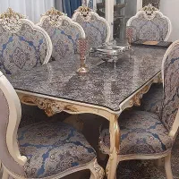 میز ناهارخوری ۸ نفره چوبی (در حد جهیزیه عروس)