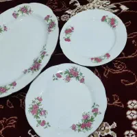 ظروف چینی گل سرخ