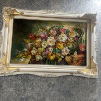 تابلو فرش دستبافت ابریشم